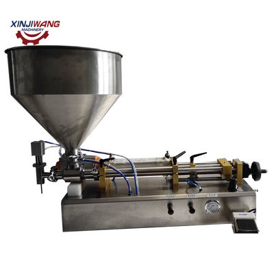 quality Semi Automatic Food Tomato Sauce Honey Vegetable Oil Essential Oil Filling Machine Filler With Good Price factory